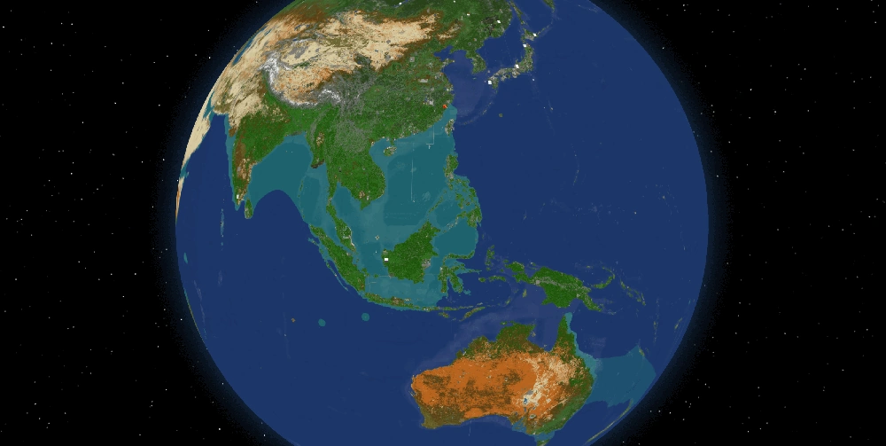 EarthMC dynamic globe